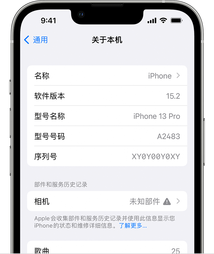 思南苹果维修分享iPhone 出现提示相机“未知部件”是什么原因？ 