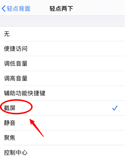 思南苹果手机维修分享iPhone12如何启用双击截屏 